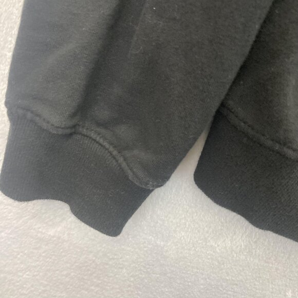 Irreverent Full Zip Up Jacket Mens Size XL Black Knit Chest Pockets Casual Punk - Picture 11 of 14